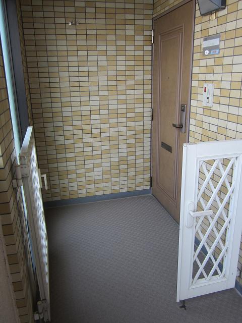 Entrance. There is a entrance porch