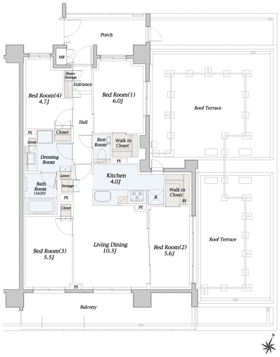 Floor: 4LDK, occupied area: 81.17 sq m, Price: TBD