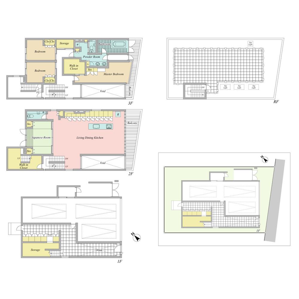Floor plan. 290 million yen, 4LDK + S (storeroom), Land area 198.34 sq m , Building area 312.54 sq m