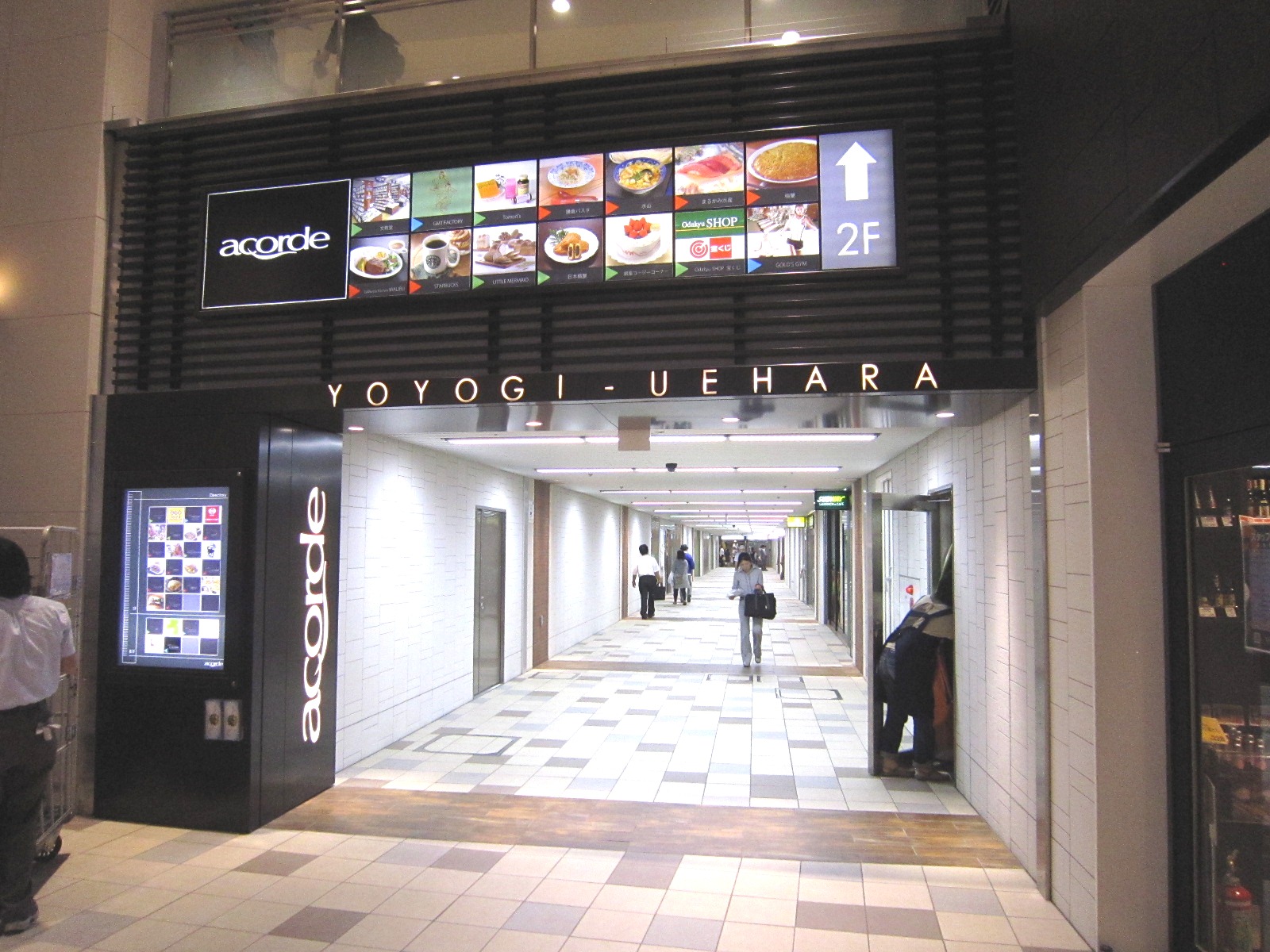 Shopping centre. Akorude Yoyogi-Uehara until the (shopping center) 434m