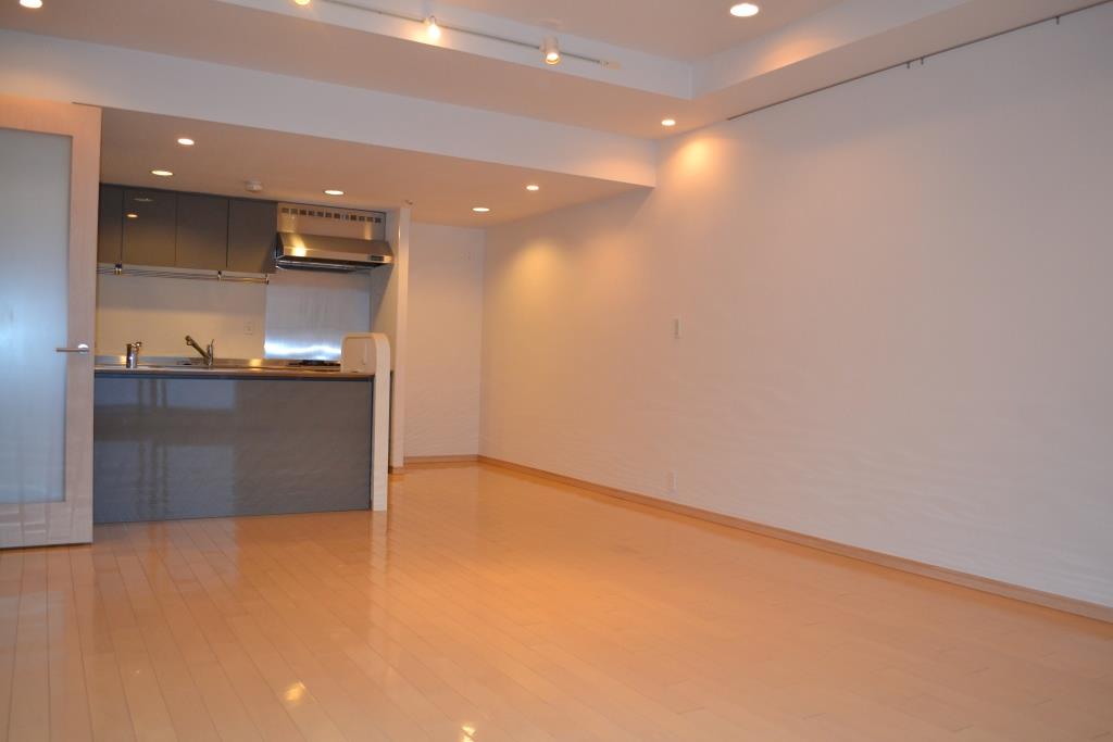 Living and room. It has become the open kitchen. Downlight already be installed.