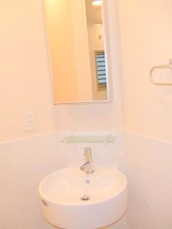 Washroom. Clean water around
