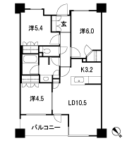 Floor: 3LDK + WIC, the area occupied: 65.1 sq m, Price: TBD