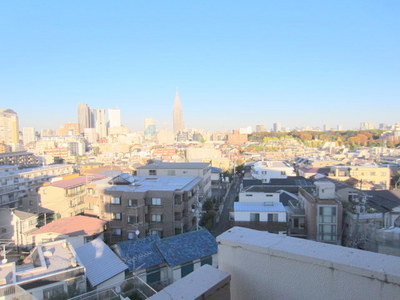 View. DoCoMo tower overlooking from the balcony
