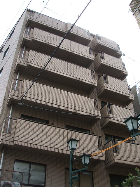 Building appearance. Balcony is located in each room