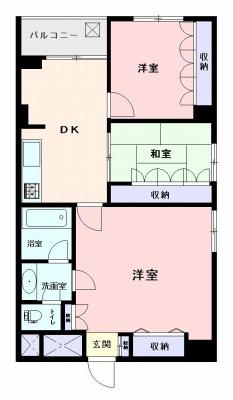 Floor plan. 3LDK, Price 53,800,000 yen, Occupied area 68.86 sq m , Balcony area 3.6 sq m