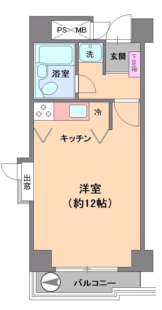Floor plan. Price 15.8 million yen, Occupied area 27.59 sq m , Balcony area 3.12 sq m