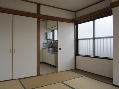 Living and room. Wide by about 7 tatami! 