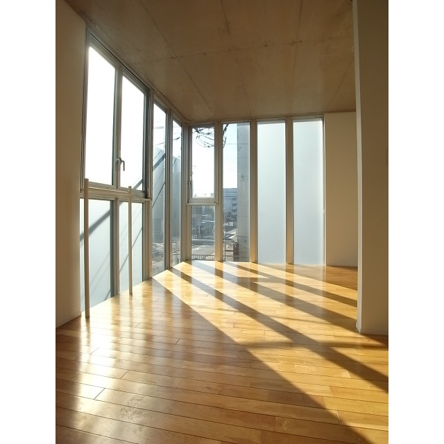 Living and room. Bright because there is a large window on the south side