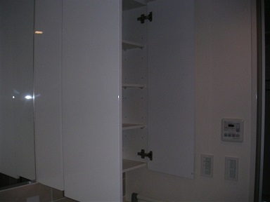 Washroom. Independent wash basin