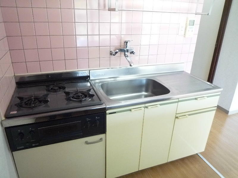 Kitchen. ☆ 3-neck Gasukitchin ☆