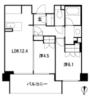 Floor: 2LDK + SIC, the area occupied: 54.7 sq m, Price: 60,800,000 yen, now on sale