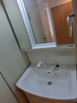 Washroom. Independent wash basin