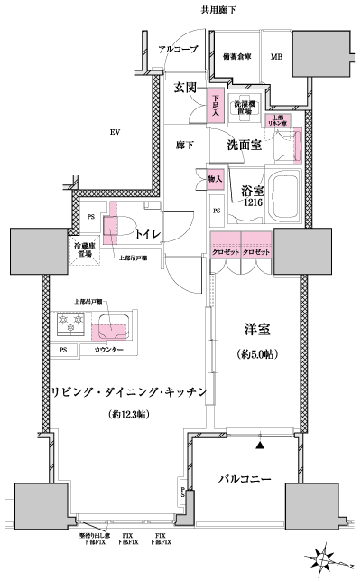 Floor: 1LDK, occupied area: 42.58 sq m, Price: TBD