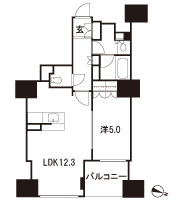 Floor: 1LDK, occupied area: 42.58 sq m, Price: TBD