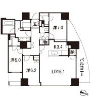 Floor: 3LDK + 2WIC + SIC + N, the occupied area: 94.03 sq m, Price: TBD