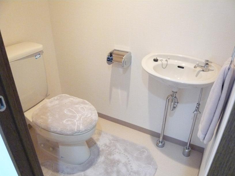 Toilet. Washlet installation Allowed / Washbasin