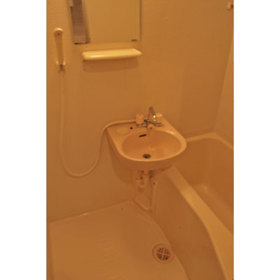 Bath. With bathroom dryer!