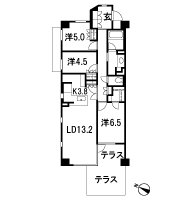 Floor: 3LDK, occupied area: 78.46 sq m, Price: 73,042,959 yen (tentative)