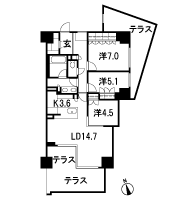 Floor: 3LDK, occupied area: 83.63 sq m, Price: 78,819,881 yen (tentative)