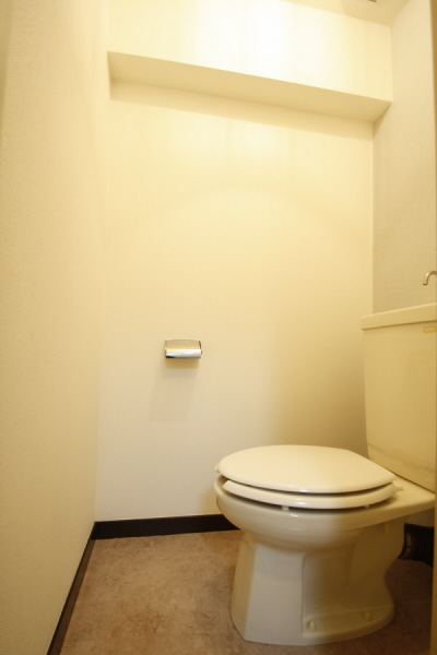 Toilet. Spacious space