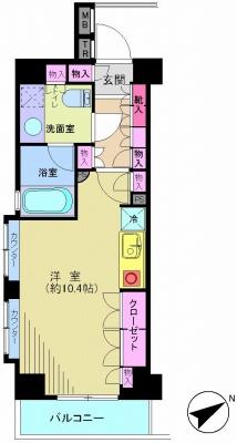 Floor plan. Price 21,200,000 yen, Occupied area 32.09 sq m , Balcony area 4.21 sq m