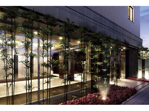 Shared facilities.  [Entrance Rendering] A series of bamboo oozes dignified air, Magnificent certain shape making the landscape, Entrance to hunch the contented private. It is choreographed space of light in a plurality of illumination, Figure to collaborate with lush foliage is, The more of the beauty look back also Passers us. (Same as on the left.)