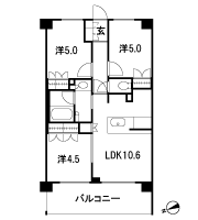 Floor: 3LDK, the area occupied: 55.2 sq m, Price: 39,251,190 yen, now on sale
