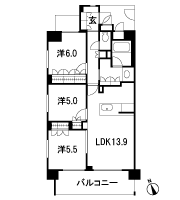 Floor: 3LDK + TR, the area occupied: 70.5 sq m, Price: 58,573,294 yen, now on sale