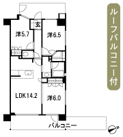 Floor: 3LDK + WIC, the occupied area: 68.49 sq m, Price: 63,125,623 yen, now on sale