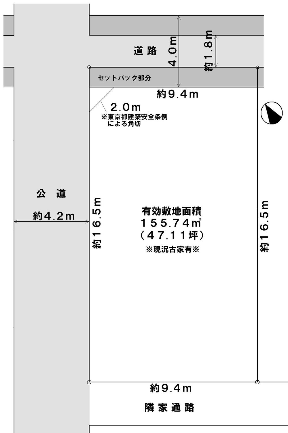 Compartment figure. Land price 138 million yen, Land area 166.12 sq m