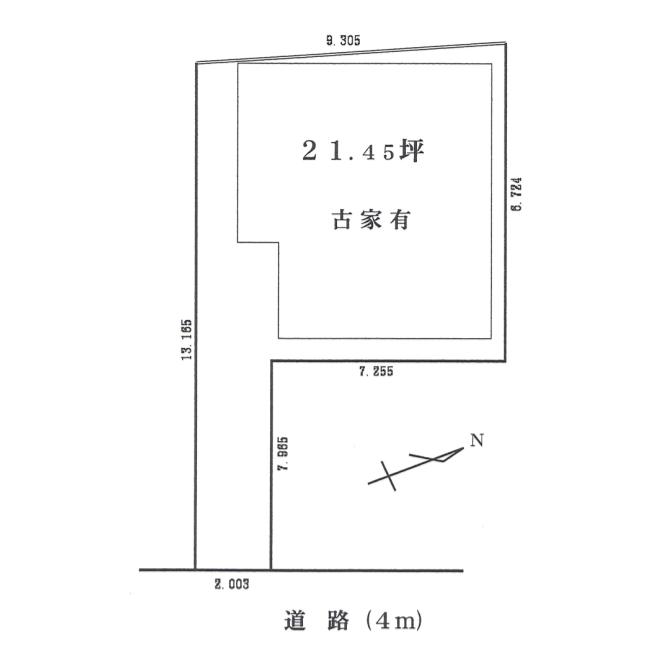 Compartment figure. Land price 33,800,000 yen, Land area 70.79 sq m