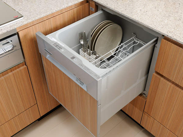 Kitchen.  [Dishwasher] Installing the dishwasher to support the smooth housework. Also lead to the saving of the water bill, You can also washed clean stove trivet or grill grill of.