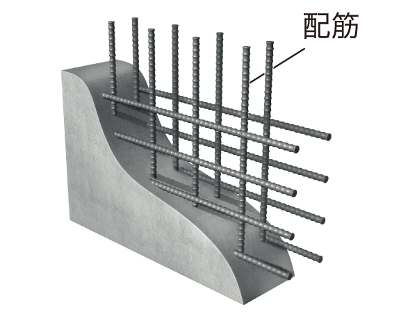 Building structure.  [Double reinforcement] Precursor wall and floor slab is set to double distribution muscle to partner distribution muscle to double, It has improved the strength of endurance and the precursor to the earthquake.