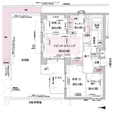 Floor: 2LDK + S, the occupied area: 66.84 sq m, Price: 45,780,000 yen, now on sale