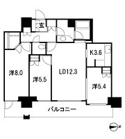 Floor: 3LDK + WIC (walk-in closet), the occupied area: 76.91 sq m, Price: 74,880,000 yen, now on sale