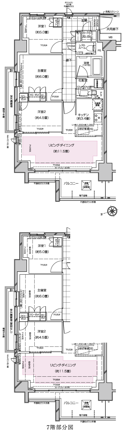 Floor: 3LDK, occupied area: 68.87 sq m, Price: TBD