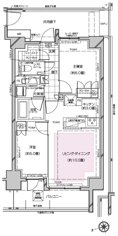 Floor: 2LDK, occupied area: 54.72 sq m, Price: TBD