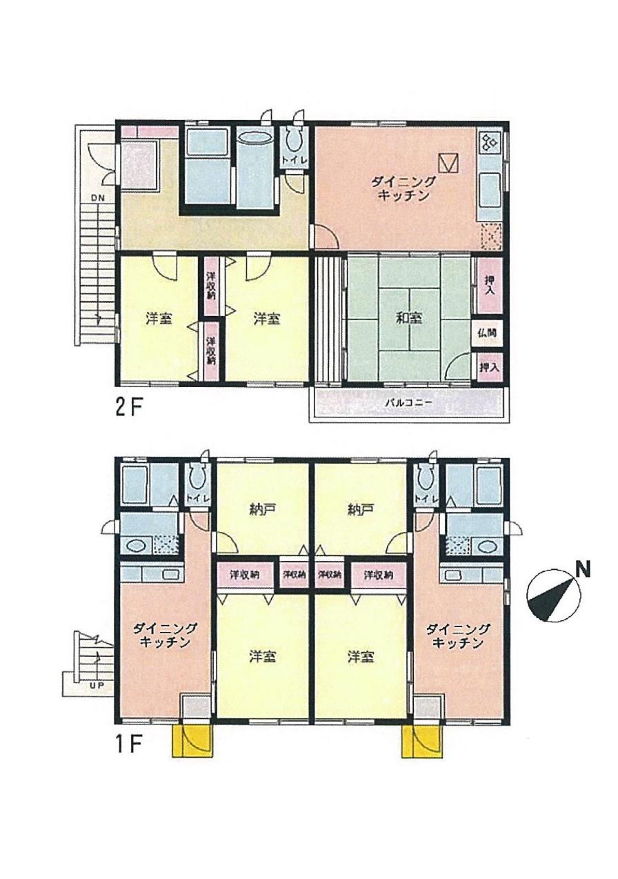 Floor plan. 100 million 22.5 million yen, 3LDK, Land area 166.49 sq m , Building area 163.64 sq m