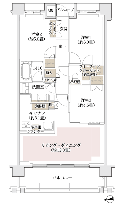 Floor: 3LDK + WIC, the occupied area: 67.36 sq m, Price: TBD