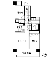 Floor: 2LDK, occupied area: 58.02 sq m, Price: TBD