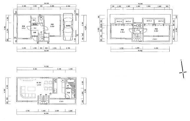 Floor plan. 65,800,000 yen, 4LDK, Land area 67.03 sq m , Building area 67.03 sq m