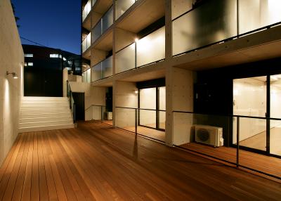 Balcony. First floor common areas