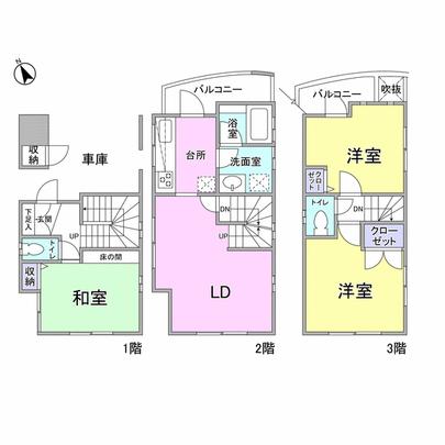 Floor plan.  ■ Building area: 66.49 sq m  ■ Water around has been aggregated, Between easy-to-use