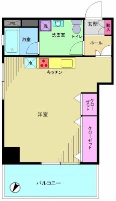 Floor plan. Price 16.2 million yen, Occupied area 32.49 sq m , Balcony area 8.8 sq m