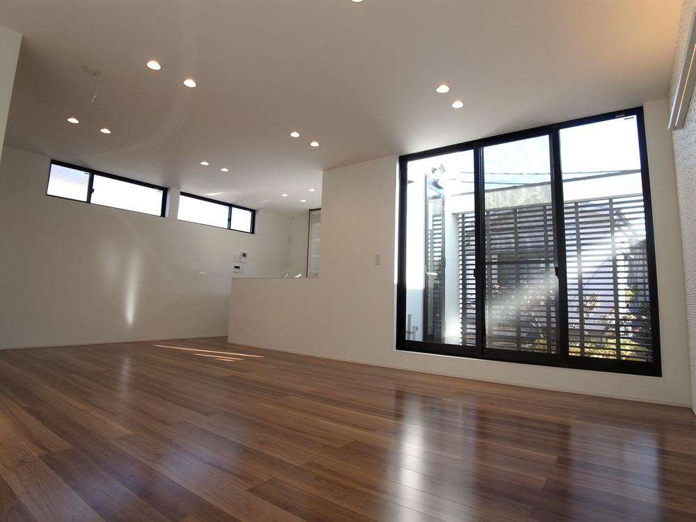 Living. Down Light is the spacious living room to show and clean the space.