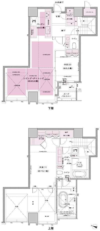 Floor: 2LD ・ K + N (storeroom) + WIC (walk-in closet) + SIC (shoes closet), the occupied area: 109.93 sq m, Price: 100 million 42.9 million yen, currently on sale