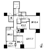 Floor: 3LD ・ K + N (storeroom) + 2WIC (walk-in closet), the occupied area: 105.37 sq m, Price: 100 million 26,501,000 yen, now on sale