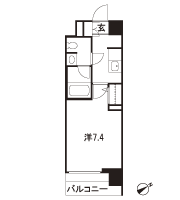 Floor: studio, occupied area: 23.74 sq m, Price: TBD