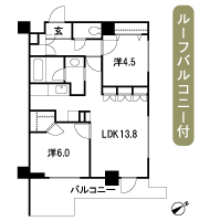 Floor: 2LDK, occupied area: 56.57 sq m, Price: TBD